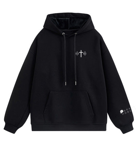 Orthodox Cross Black Hoodie