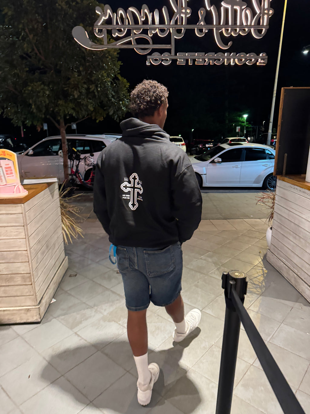 Orthodox Cross Black Hoodie