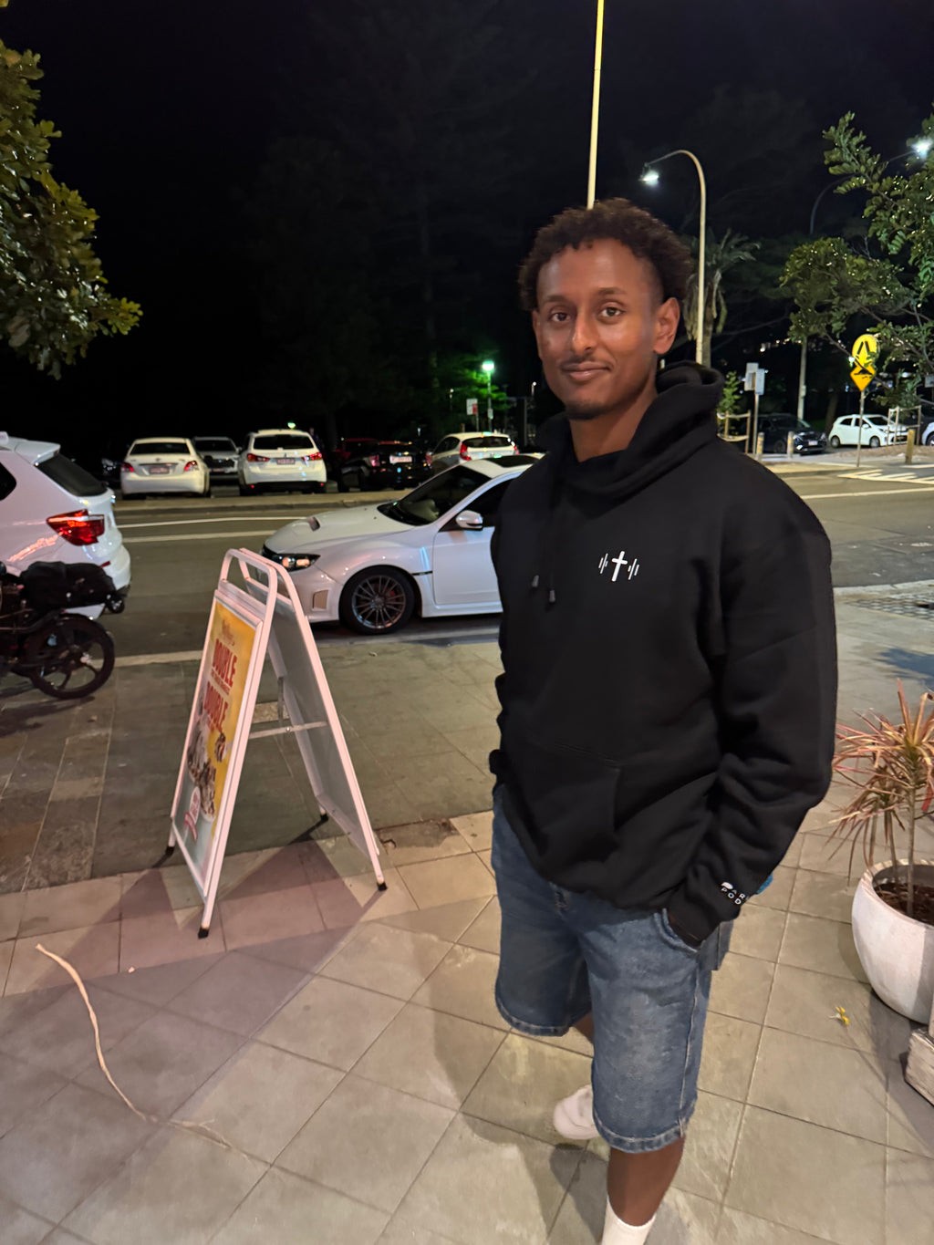 Orthodox Cross Black Hoodie