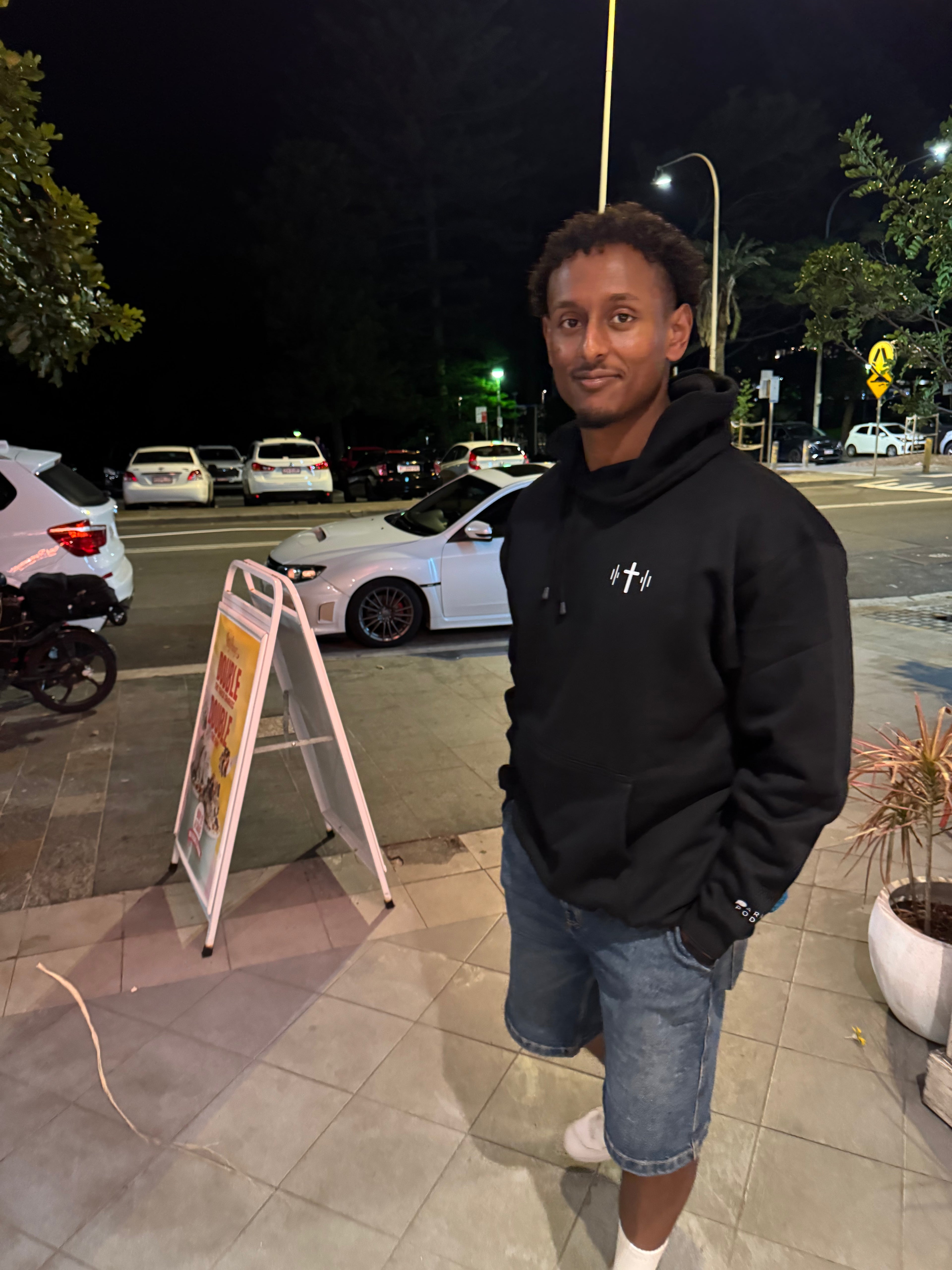 Orthodox Cross Black Hoodie