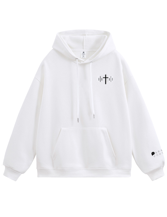 Orthodox Cross White Hoodie